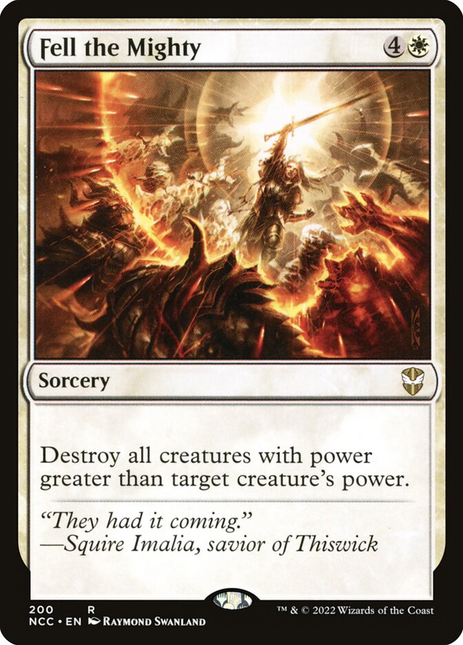 Fell the Mighty (New Capenna Commander)