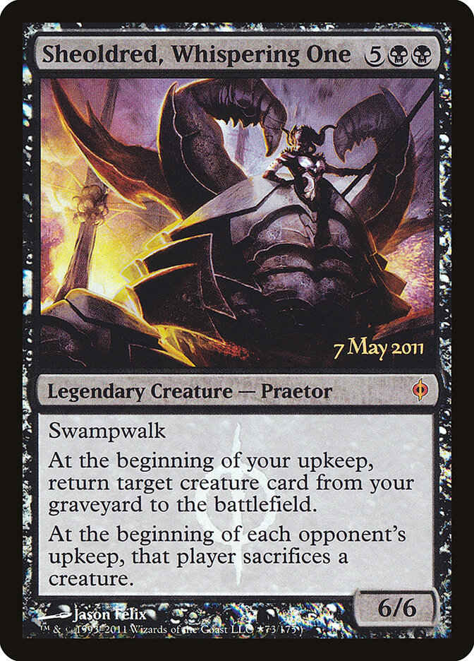 Sheoldred, Whispering One (New Phyrexia Promos)