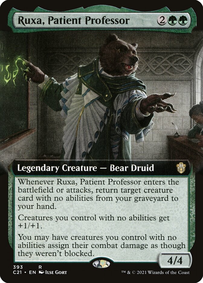 Ruxa, Patient Professor (Commander 2021)