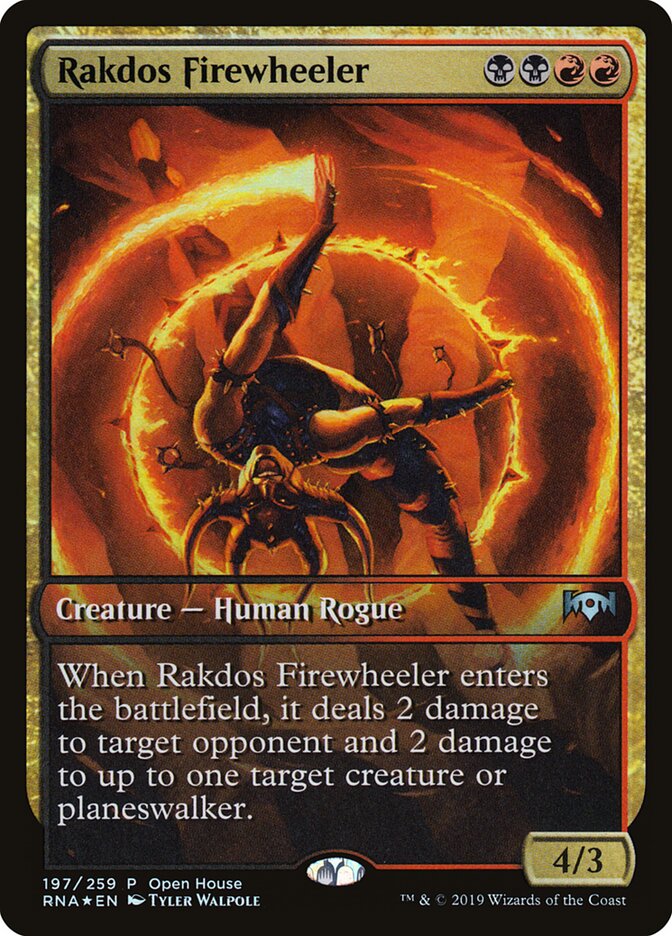 Rakdos Firewheeler (Ravnica Allegiance Promos)