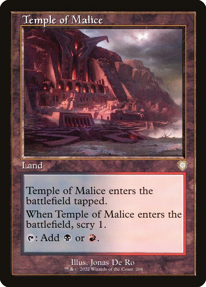 Temple of Malice (The Brothers' War Commander)