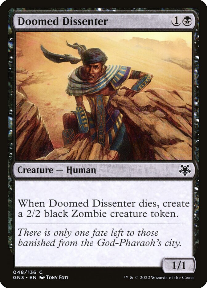 Doomed Dissenter (Game Night: Free-for-All)