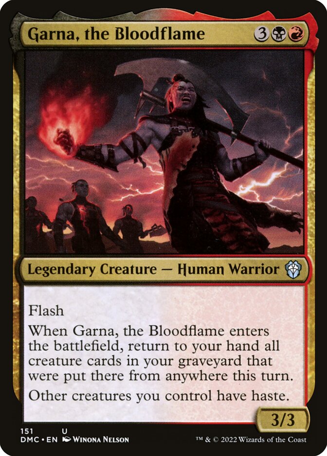 Garna, the Bloodflame (Dominaria United Commander)