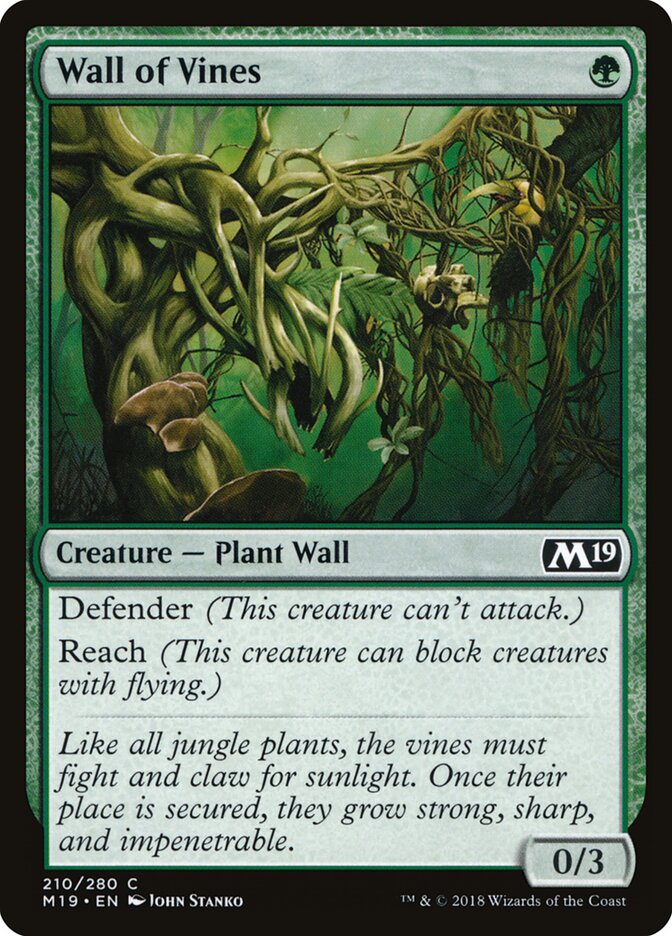 Wall of Vines (Core Set 2019)