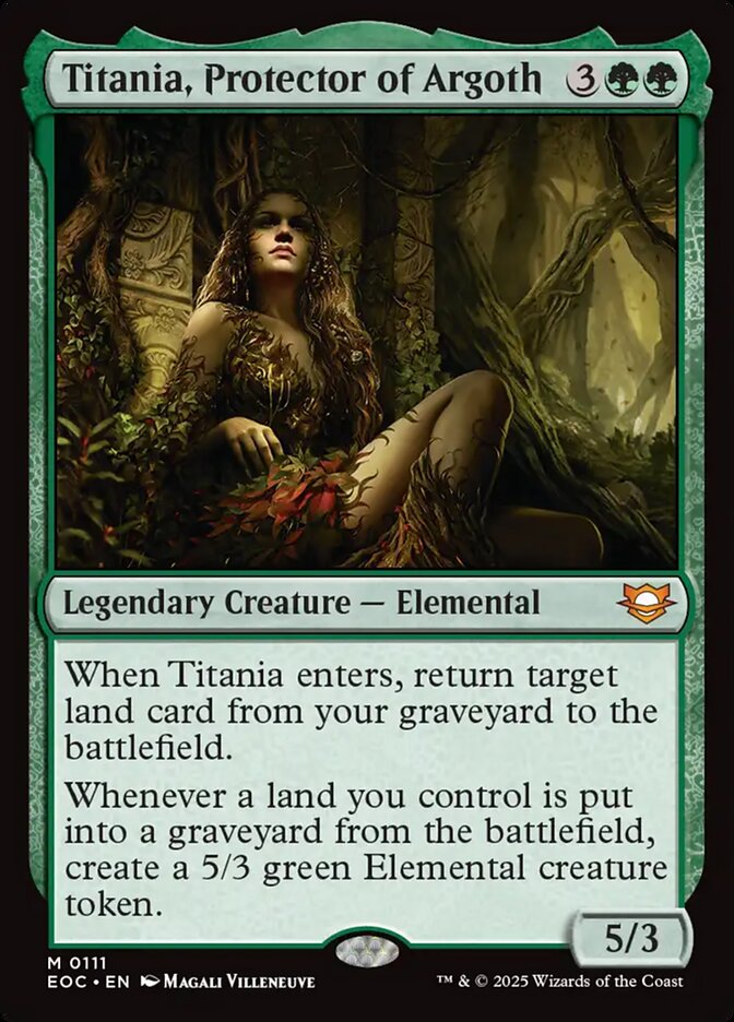 Titania, Protector of Argoth (Edge of Eternities Commander)