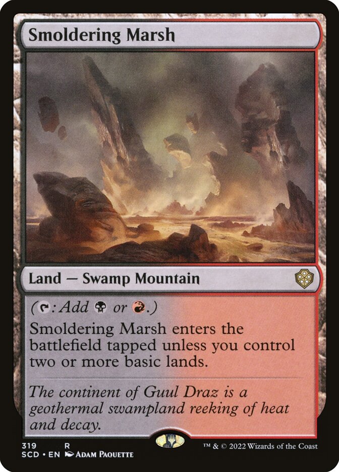 Smoldering Marsh (Starter Commander Decks)
