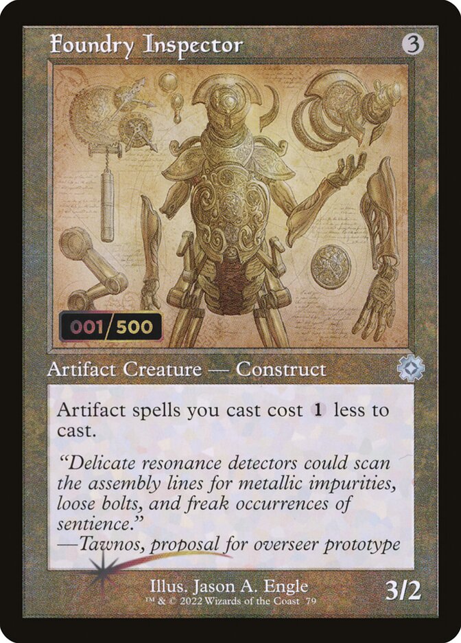 Foundry Inspector (The Brothers' War Retro Artifacts)