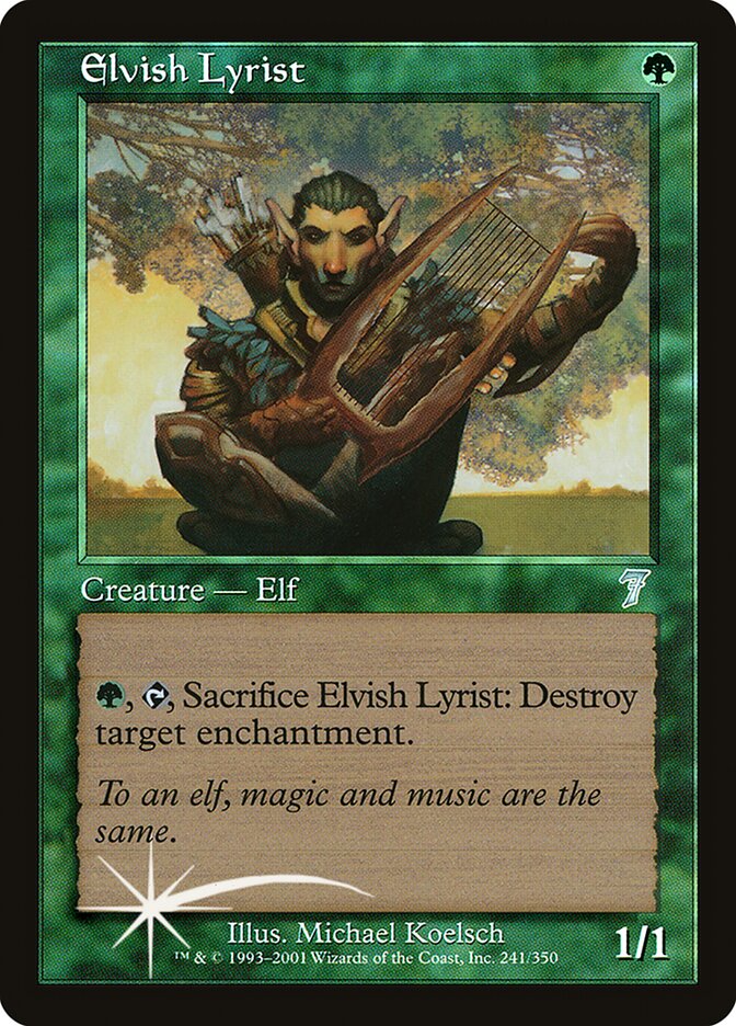 Elvish Lyrist (Seventh Edition)