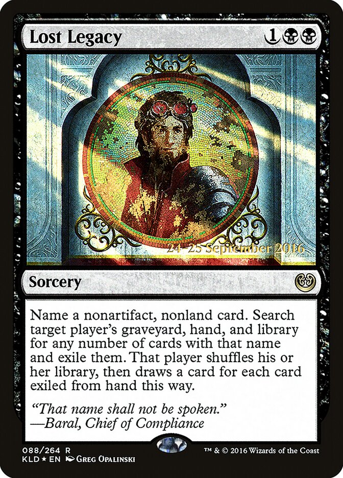 Lost Legacy (Kaladesh Promos)