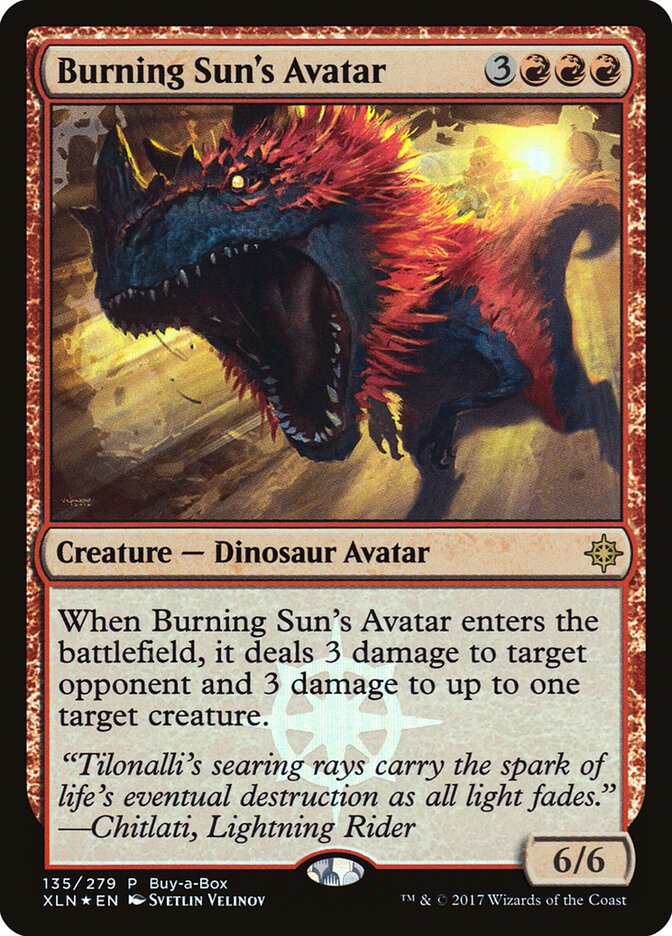Burning Sun's Avatar (Ixalan Promos)