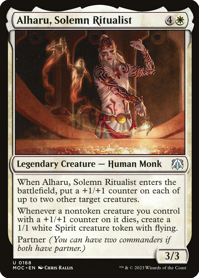 Alharu, Solemn Ritualist (March of the Machine Commander)