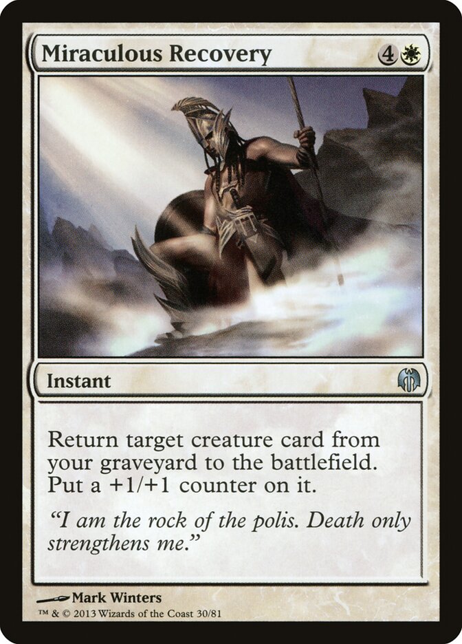 Miraculous Recovery (Duel Decks: Heroes vs. Monsters)