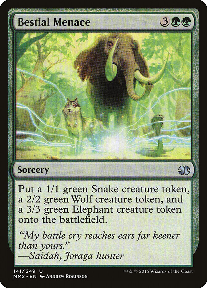 Bestial Menace (Modern Masters 2015)