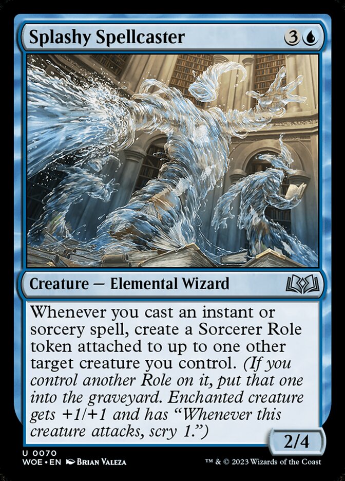 Splashy Spellcaster (Wilds of Eldraine)