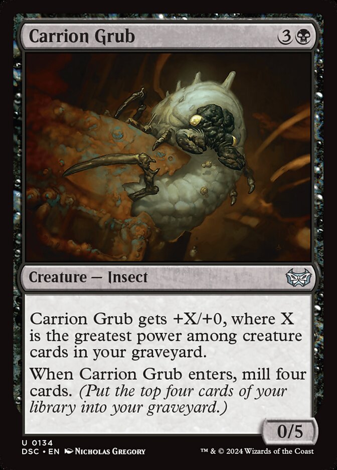 Carrion Grub (Duskmourn: House of Horror Commander)