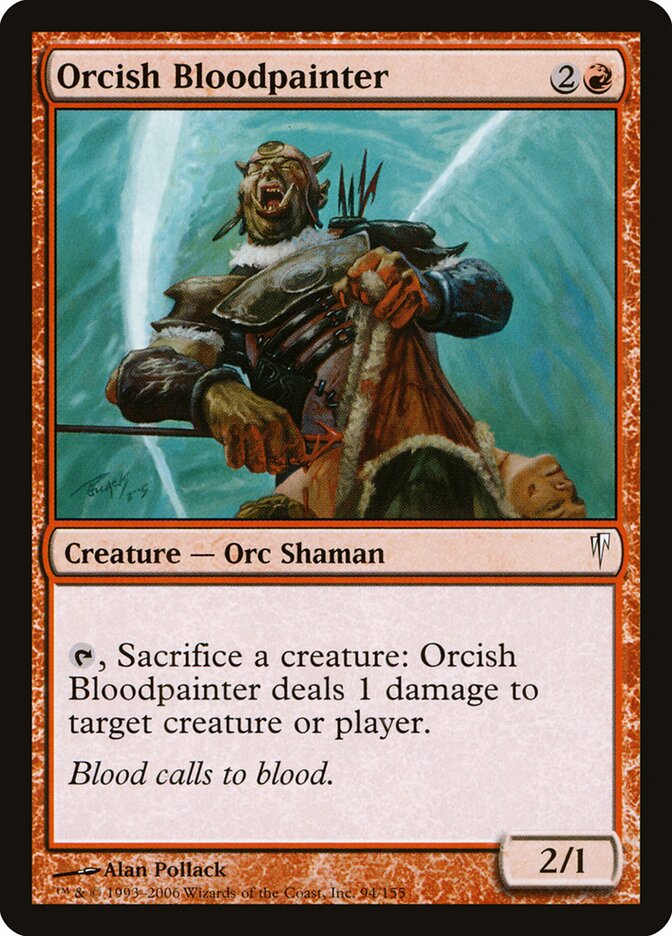Orcish Bloodpainter (Coldsnap)