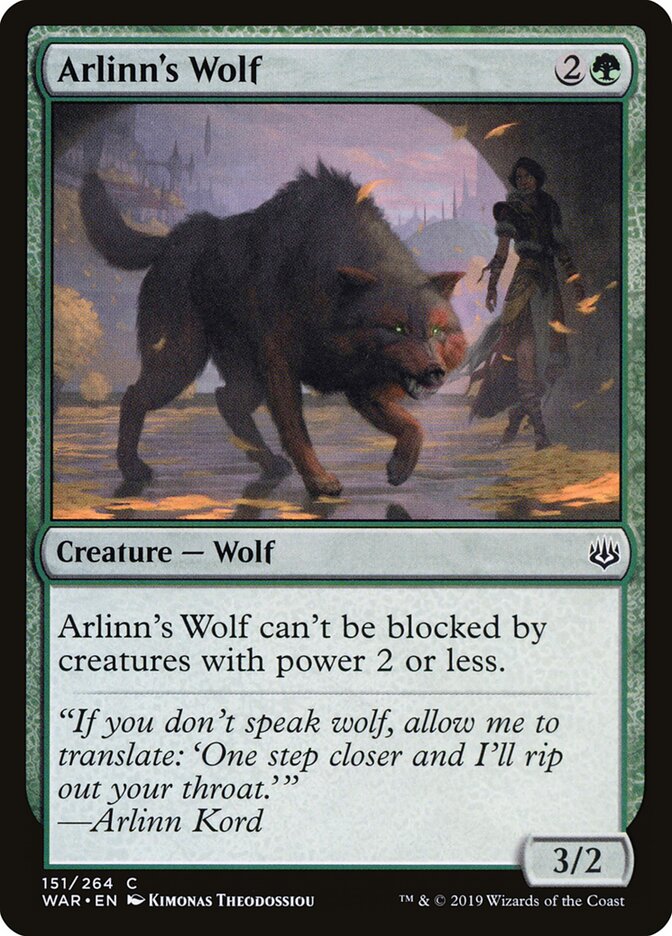 Arlinn's Wolf (War of the Spark)