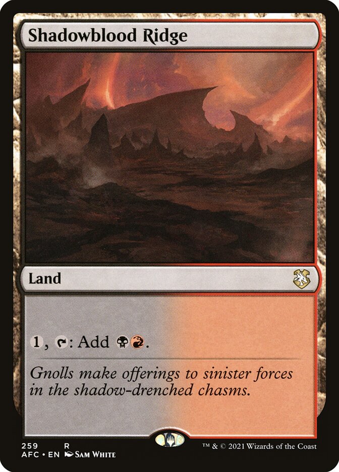 Shadowblood Ridge (Forgotten Realms Commander)