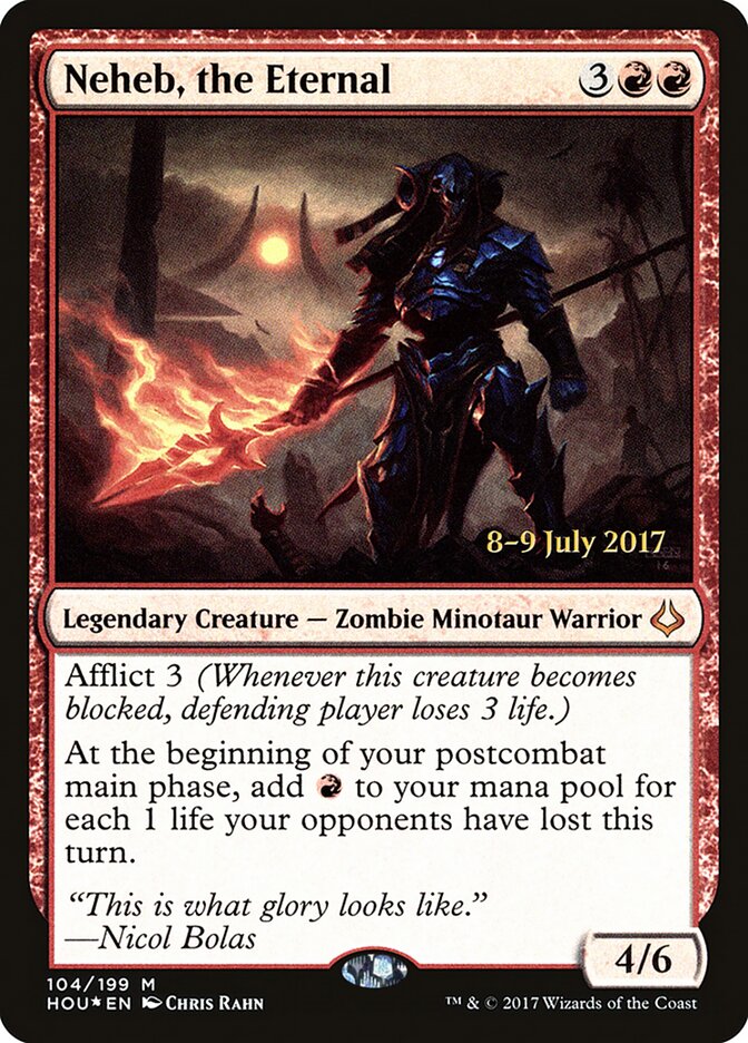 Neheb, the Eternal (Hour of Devastation Promos)