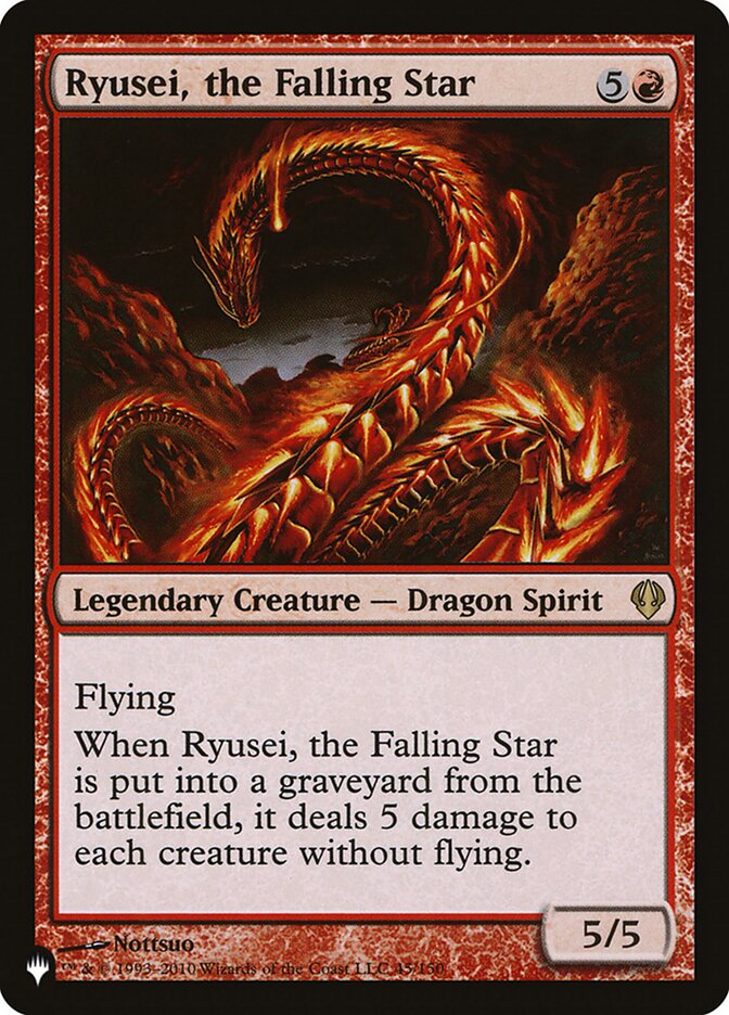 Ryusei, the Falling Star (The List)