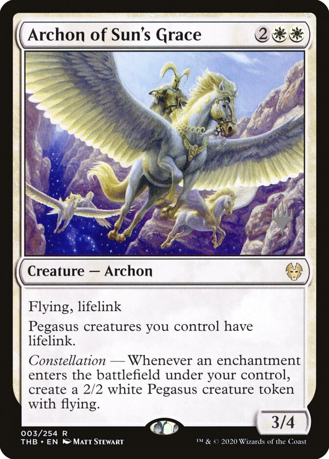 Archon of Sun's Grace (Theros Beyond Death Promos)