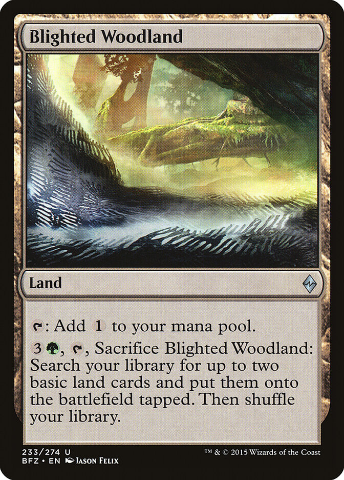 Blighted Woodland (Battle for Zendikar)