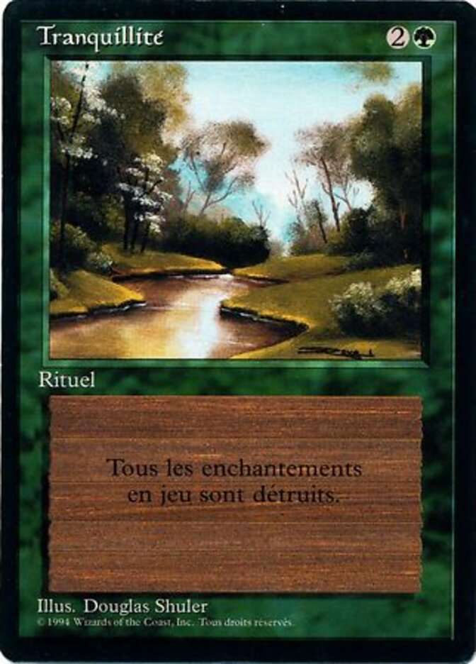 Tranquility (Foreign Black Border)