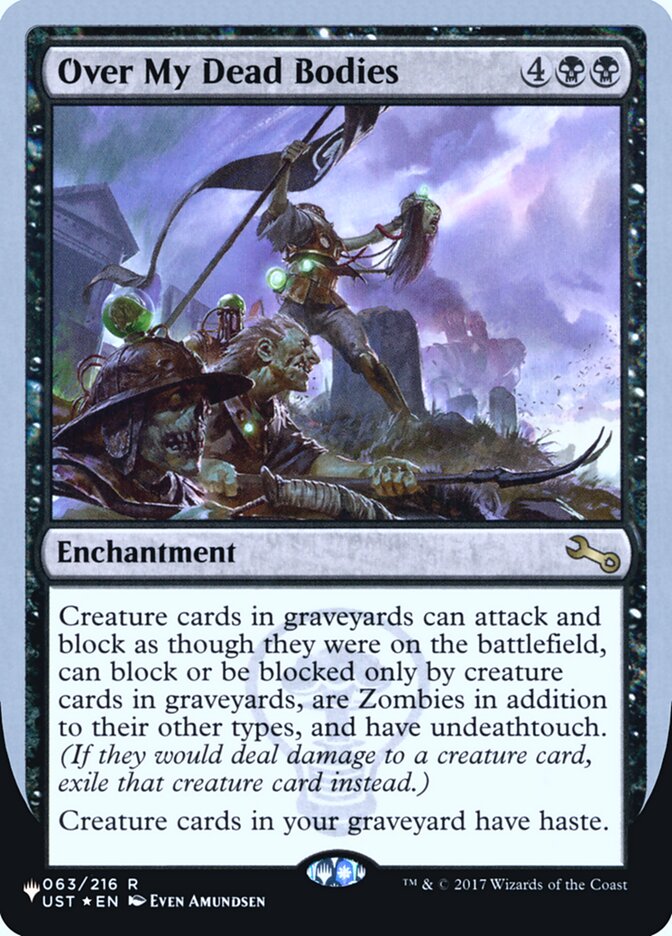 Over My Dead Bodies (The List (Unfinity Foil Edition))