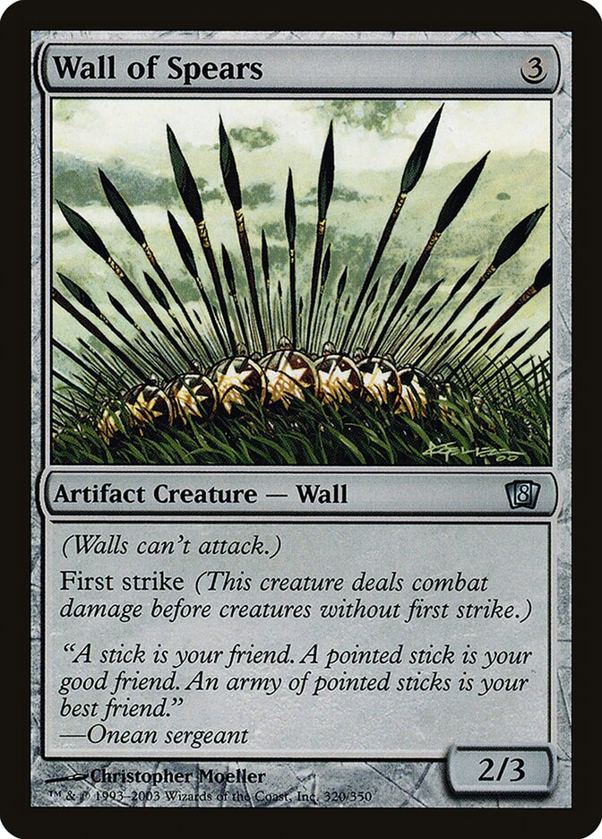 Wall of Spears (Eighth Edition)