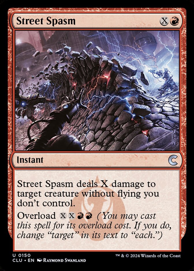 Street Spasm (Ravnica: Clue Edition)