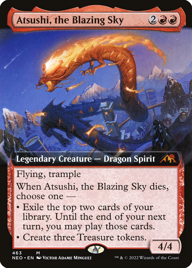 Atsushi, the Blazing Sky (Kamigawa: Neon Dynasty)