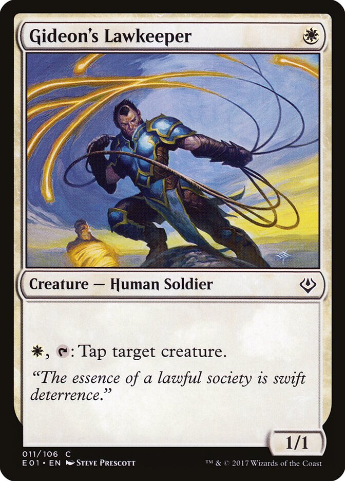Gideon's Lawkeeper (Archenemy: Nicol Bolas)
