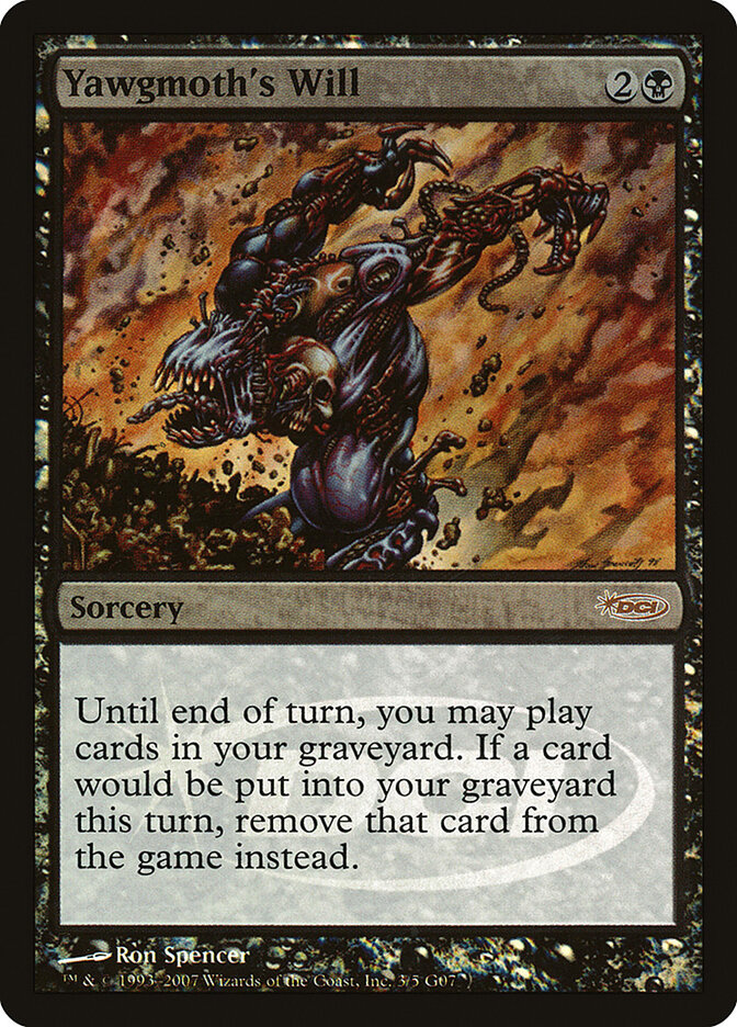 Yawgmoth's Will (Judge Gift Cards 2007)