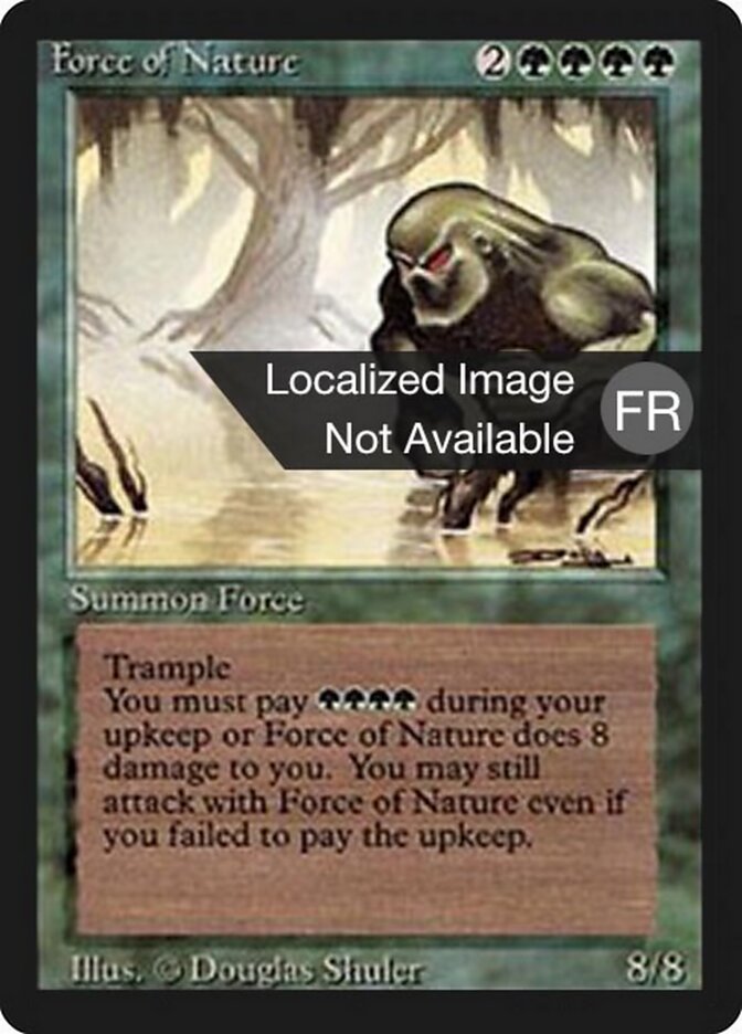 Force of Nature (Foreign Black Border)