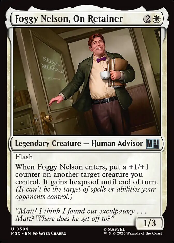 Foggy Nelson, On Retainer (Marvel Super Heroes Commander)