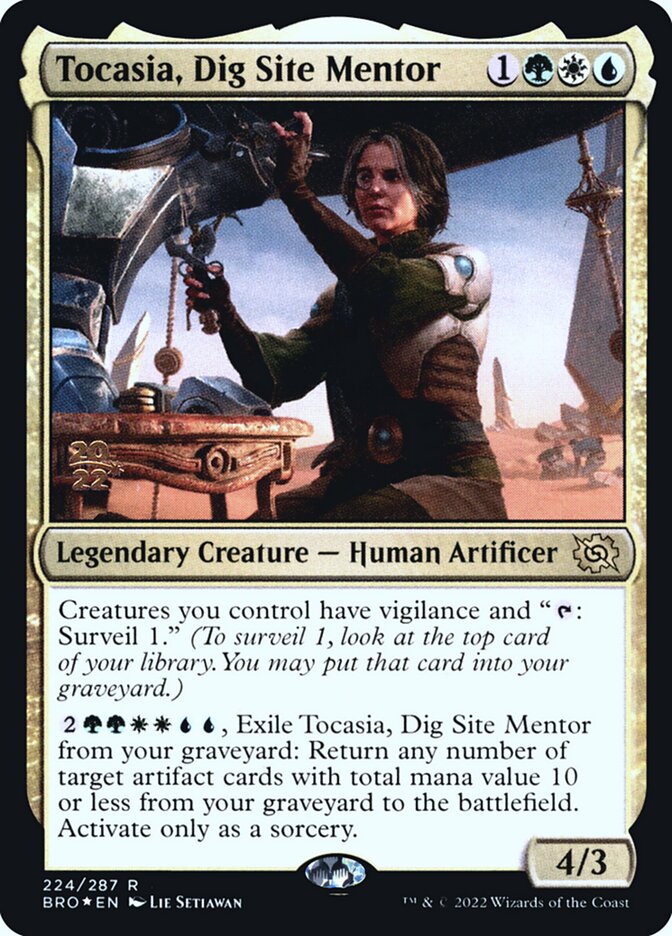 Tocasia, Dig Site Mentor (The Brothers' War Promos)