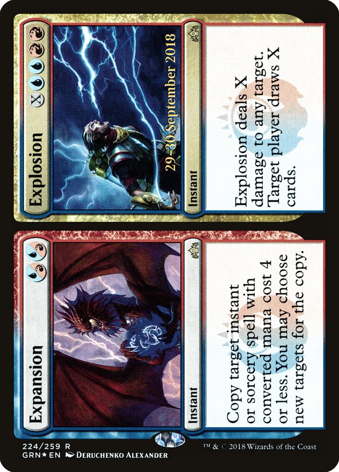 Expansion // Explosion (Guilds of Ravnica Promos)