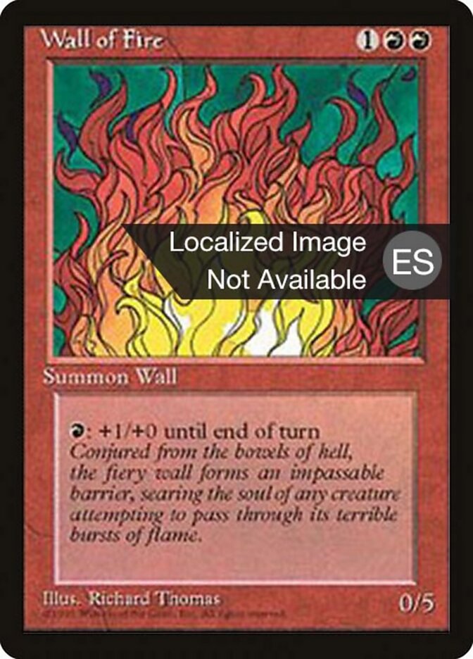 Wall of Fire (Fourth Edition Foreign Black Border)