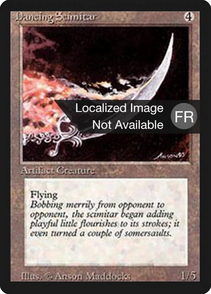 Dancing Scimitar (Foreign Black Border)