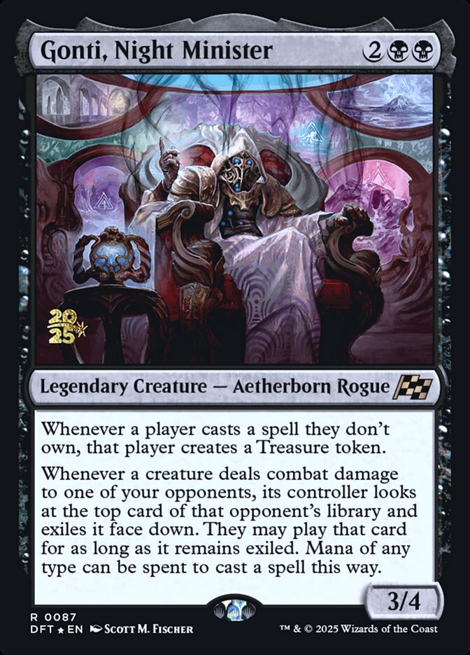 Gonti, Night Minister (Aetherdrift Promos)
