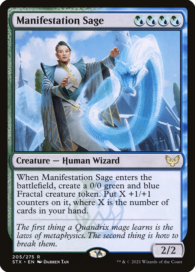 Manifestation Sage (Strixhaven: School of Mages)