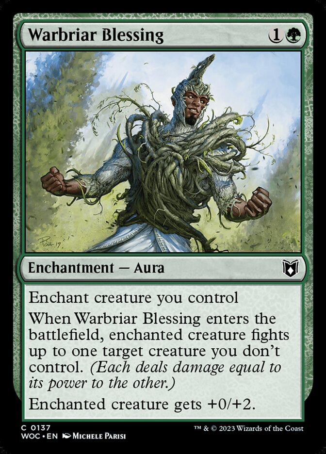 Warbriar Blessing (Wilds of Eldraine Commander)