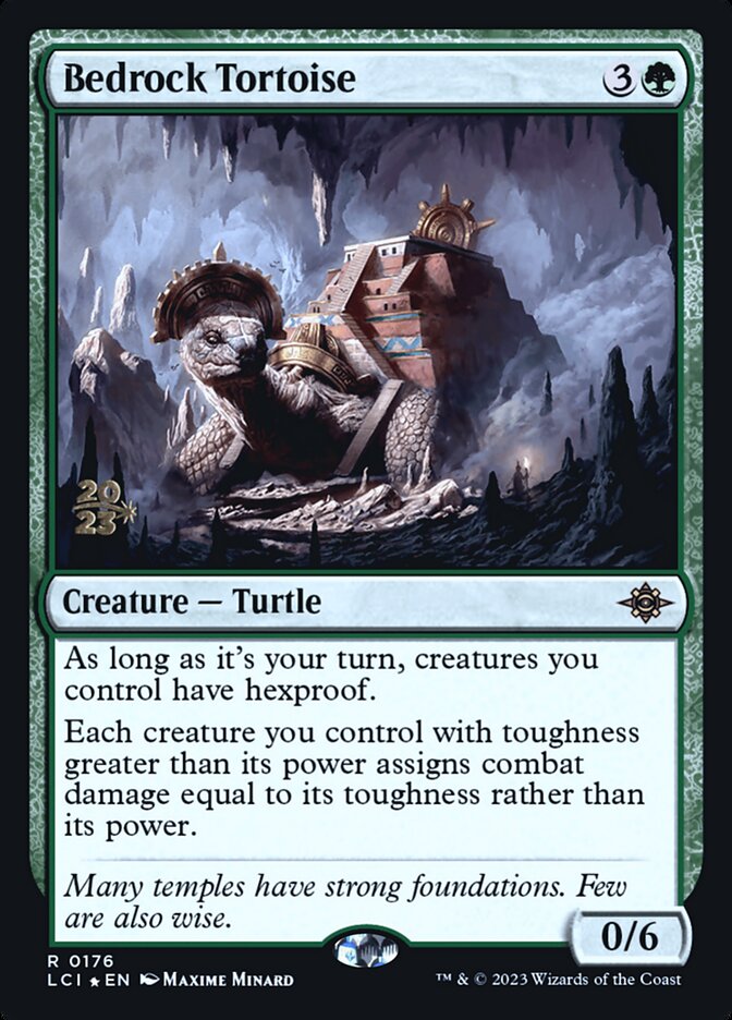 Bedrock Tortoise (The Lost Caverns of Ixalan Promos)