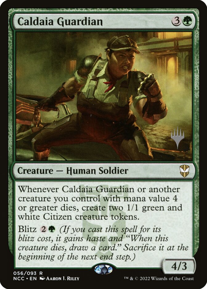 Caldaia Guardian (New Capenna Commander Promos)