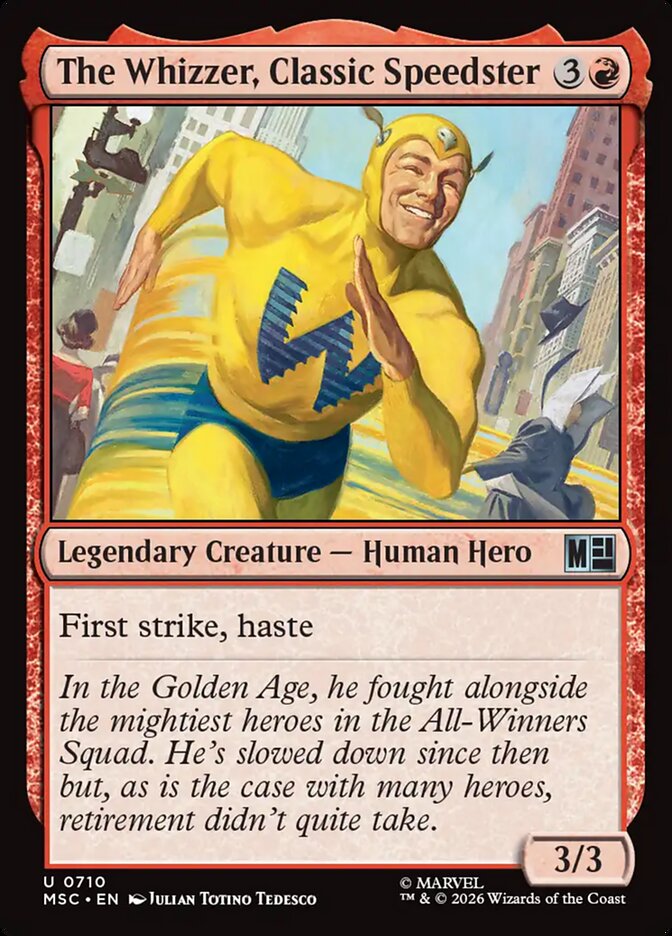 The Whizzer, Classic Speedster (Marvel Super Heroes Commander)