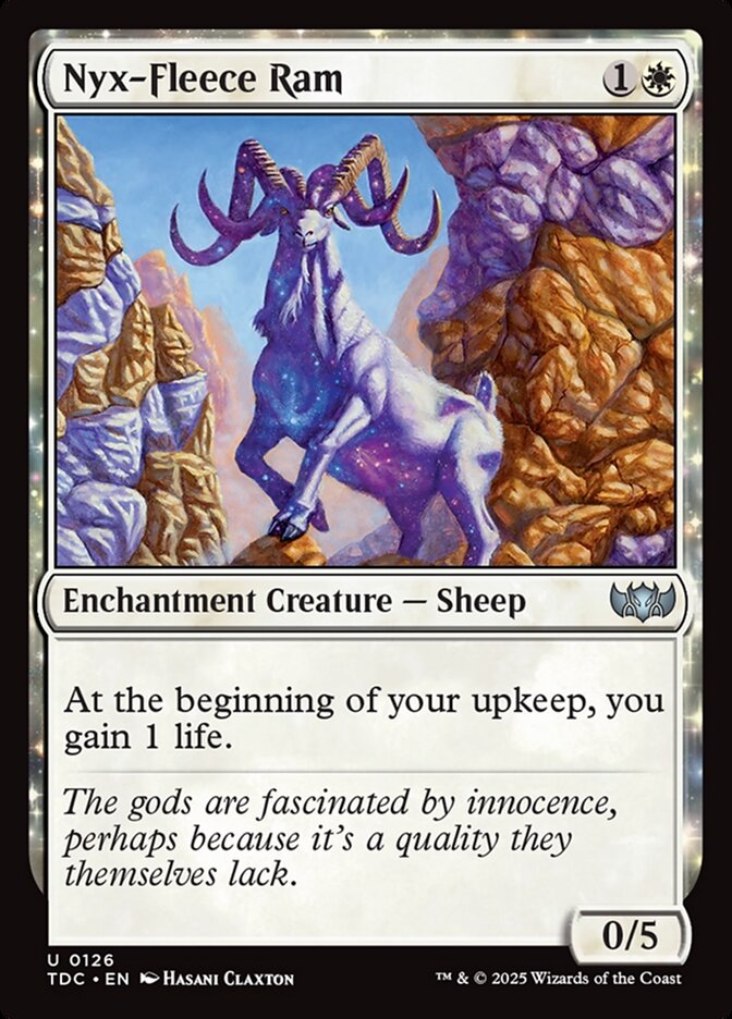Nyx-Fleece Ram (Tarkir: Dragonstorm Commander)