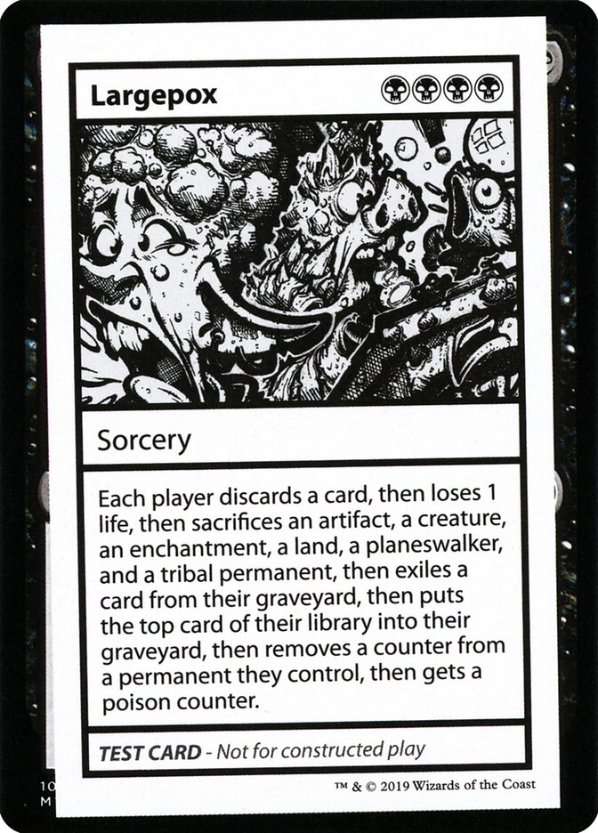 Largepox (Mystery Booster Playtest Cards 2021)