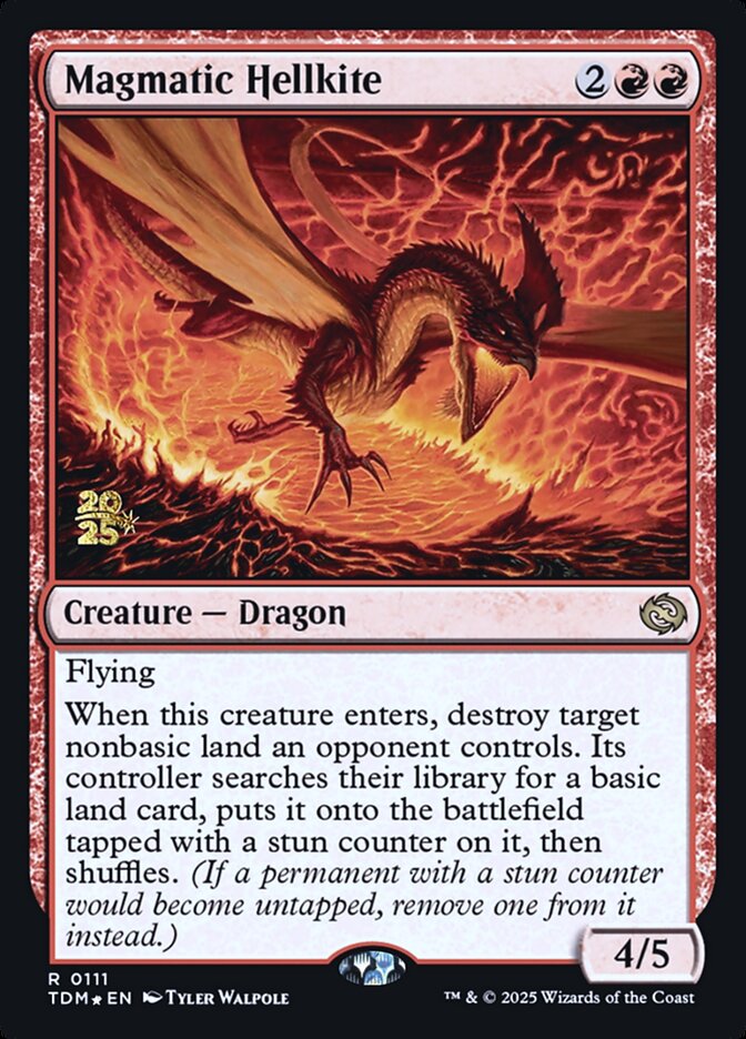 Magmatic Hellkite (Tarkir: Dragonstorm Promos)