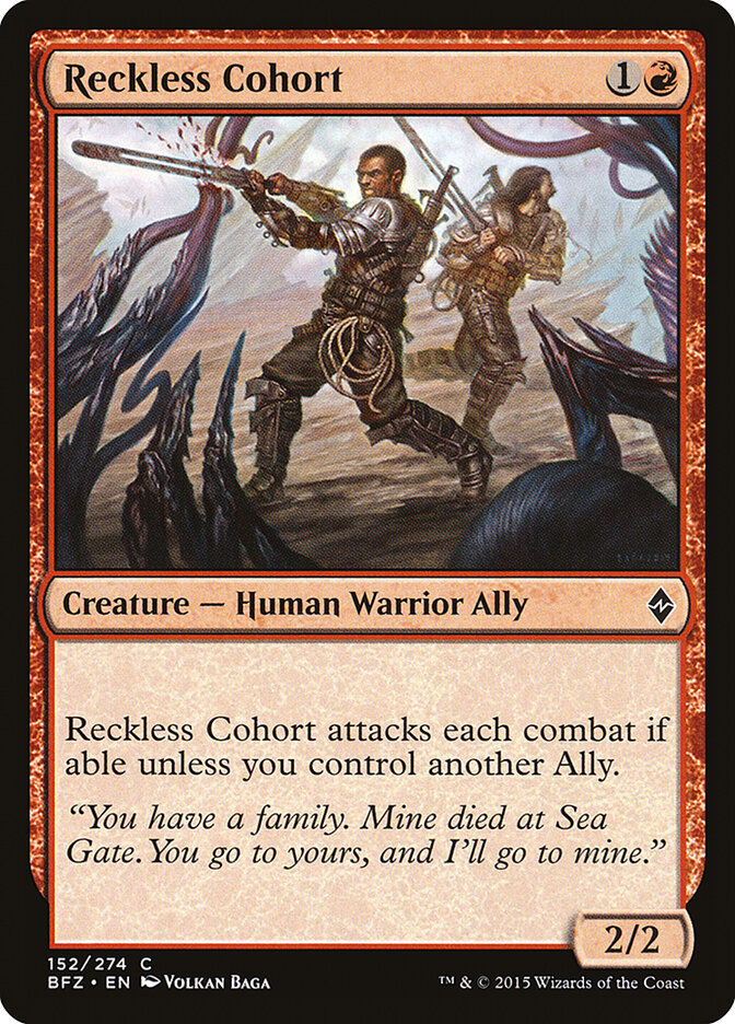 Reckless Cohort (Battle for Zendikar)