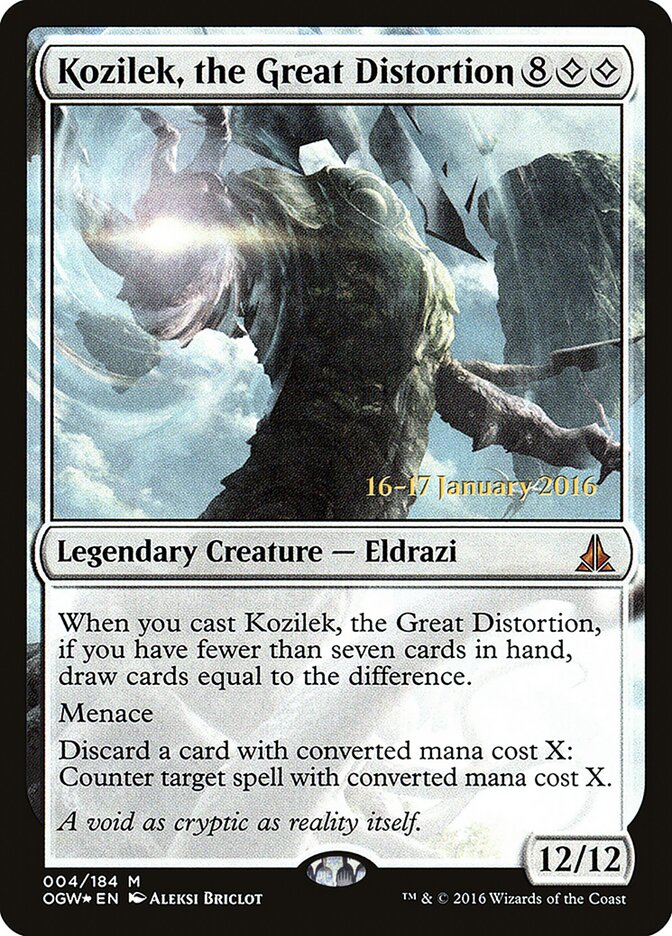 Kozilek, the Great Distortion (Oath of the Gatewatch Promos)
